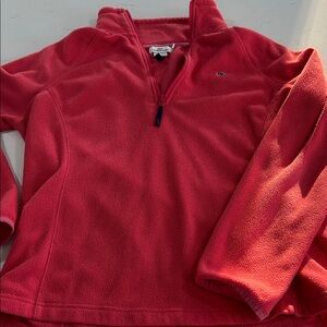Vineyard Vines Pink Quarter-Zip Sweatshirt